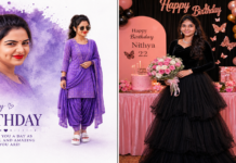 Beautiful Birthday Girl in Black Tulle Gown – Cinematic Portrait