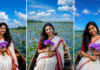 Nature, Tradition, and Grace – A Serene Portrait in Bloom – இயற்கையும் மரபும் இணையும் அழகிய தருணம்”