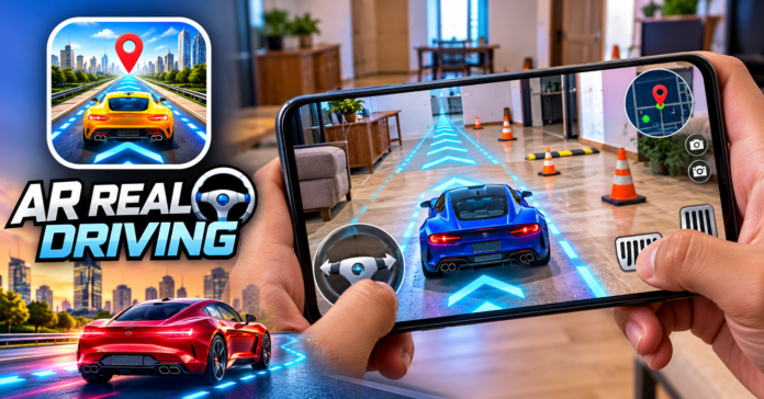 AR Real Driving_ Neon City Adventure