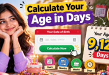 How To Calculate Your Age in Days