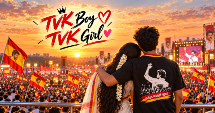 Sunset Rally Love_ TVK Boy and Girl